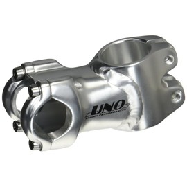 Kaloy AS-158 Aluminum Stem, Bicycle, Stem Length: 3.5 inches (90 mm), Silver, Weight: 6.1 oz (171 g) (4.1 inches (105 mm), Clamp Diameter: 1.0 inches (25.4 mm), Column Diameter: Oversized, Angle: 7 Degrees, Road Mountain, Cross Bike, Cycling