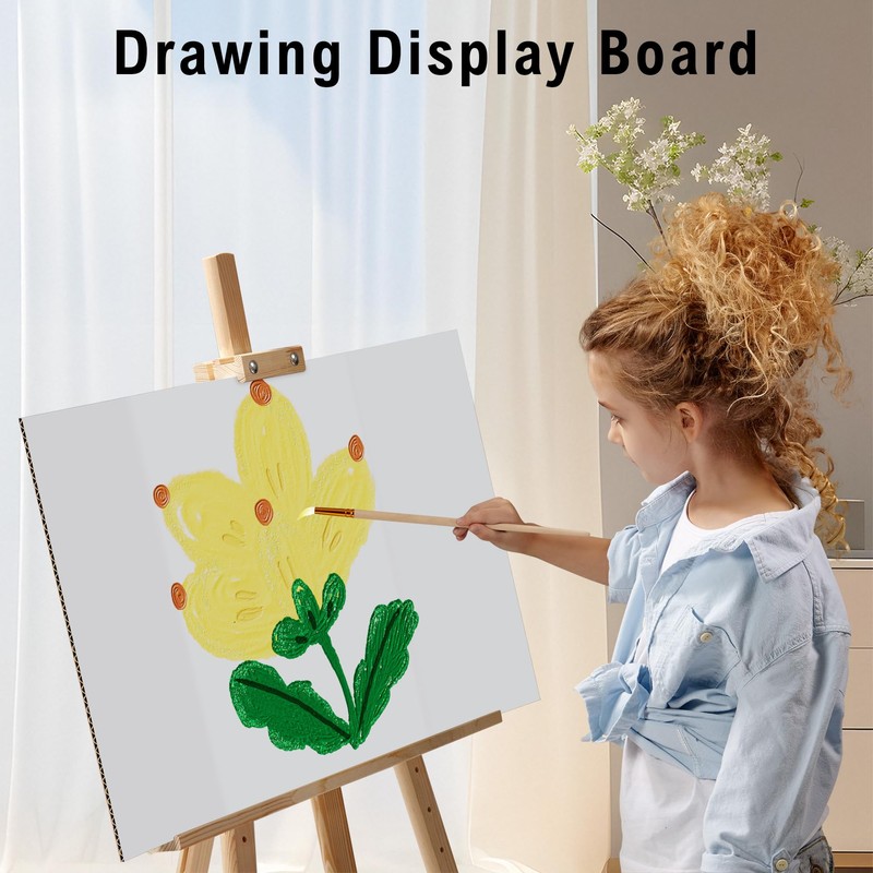 HAUTOCO 12 Pack Trifold Poster Board 26'' x 15.74'' Medium
