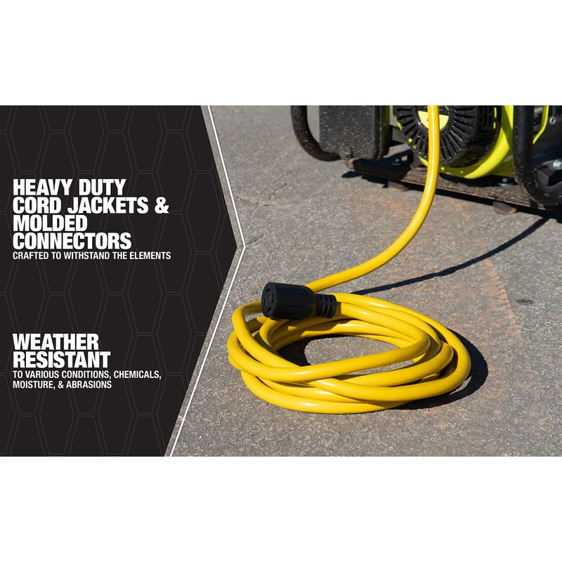 Southwire Generator Cord - 10-Gauge Heavy Duty Electrical Power Cable