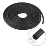 sourcing map Foam Rubber Seal Weather Strip 3mm Diameter 3