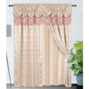 PREMIUS Devika Jacquard Rod Pocket Panel with Attached Valance and