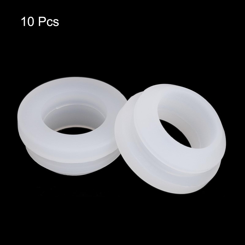 QUARKZMAN Pack of 10 Snap Rubber Grommet Plug Mount Diameter