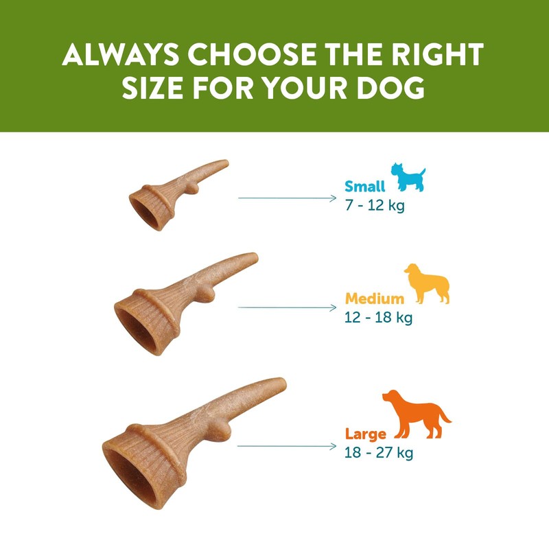 WHIMZEES Antler, Occupying Dental Treat with Calming Effects for Large