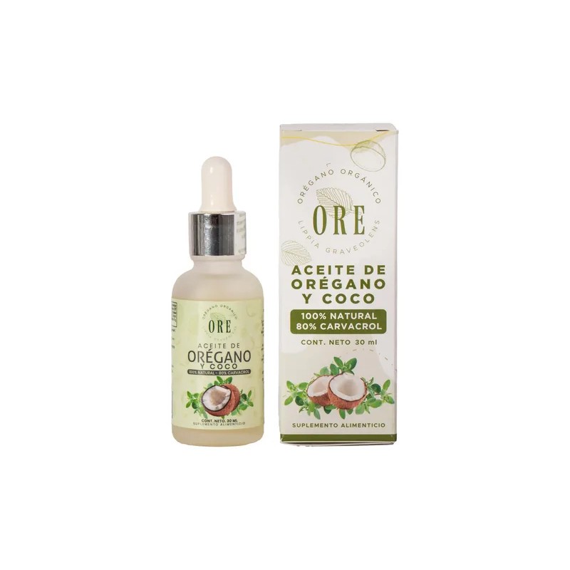 Aceite De Orégano Y Coco, Jarabe De Orégano Y Miel