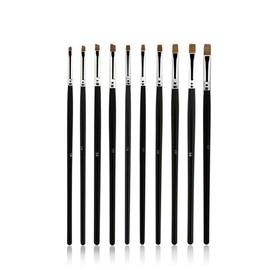 KADS 10pcs/set Gel Brush Set, Acrylic Brushes, Nail Art Dedicated Brushes, Nail Brush Set