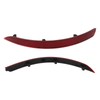 Keenso Rear Bumper Reflector Clear Visibility Rounded Edges Shockproof Replacement
