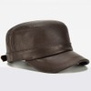 ANMIDA 100% Cowhide Cap, Leather, Work Cap, Men's Cap, Genuine