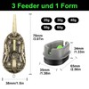 Realure Feeder Accessories, 5 in 1 Method Feeder, Carp Fishing
