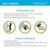 MEDWAY Muñequera Elástica en Banda Color Negro Talla Universal