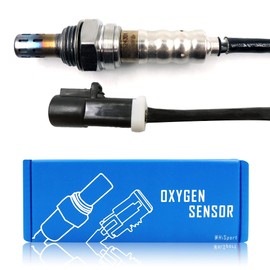 Sensor de oxígeno HiSport 250-24301 de repuesto: ajuste directo de 4 cables, sensor de O2 calentado, ubicado en sentido ascendente, reemplaza al 1123897, paquete de 1