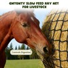 Umisu 5x5ft Bolded Hay Net for Horses – Heavy-Duty Slow