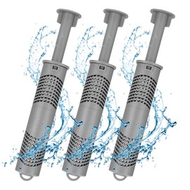 Amestar 3 Pack Silver Ion Cartridge for Hot Springs Spa, Hot Tub Filter Cleaner, Spa Ag+ Mineral Ion Cartridge Sticks for Hot Tub, Provide Clean and Clear Water- Grey