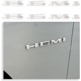 Reflective Concepts HEMI Fender Emblem Overlay Decal Stickers for 2020-2022 Charger R/T - (Color: Reflective Light Silver)