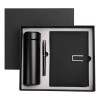 Caja Regalo Cuaderno Agenda De Cuero Con Bolígrafo Y Termo