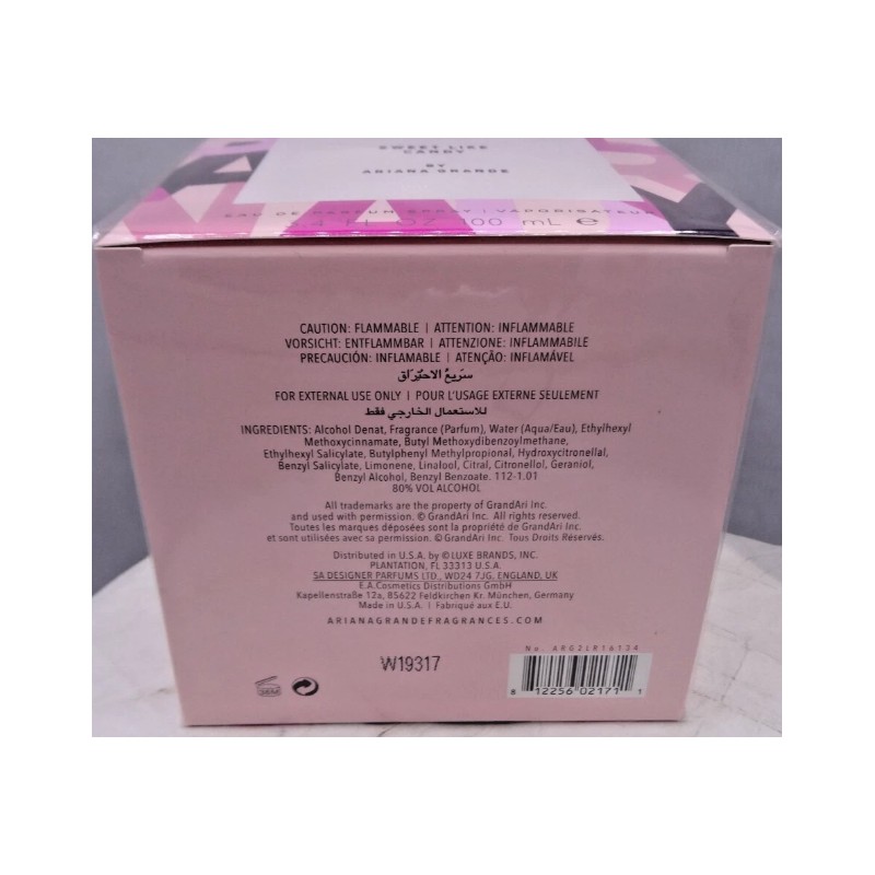 Ariana Grande Sweet Like Candy Perfume for Women 3.3/ 3.4
