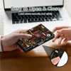 SROJDHFJB Metal Credit Card Holder RFID Blocking, Retro Library Flowers