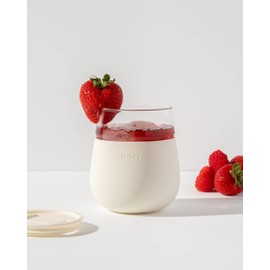 W&P WP-PCG-CM Porter Drinking Glass, Cream