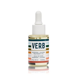 VERB Moringa  Aceite de tratamiento de jojoba - Suero vegano para hidratar, equilibrar, nutrir y reparar el cabello dañado y el cuero cabelludo seco  
