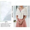 GORTIN Bride Wedding Faux Fur Shawl and Wraps Bridal Sleeveless