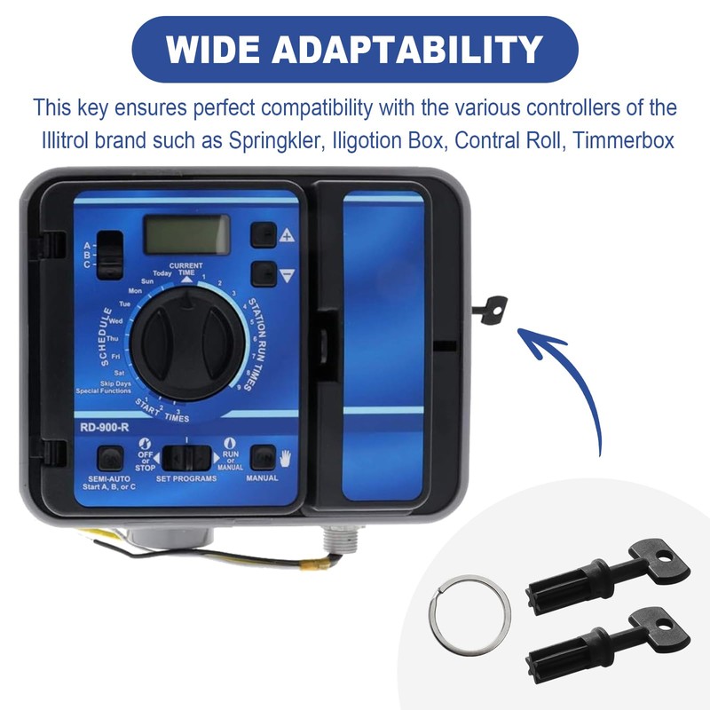 R8969 Rain Dial Outdoor Ext Replacement Key,Rain Dial External Controller