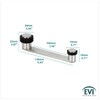 HERRAJES EVI Swivel Door Stop, Large Door Retainer, Stainless Steel,