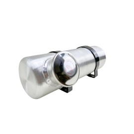 JSD 0.58 Gallon Auxiliary Fuel Cell Gas Tank Aluminum 4 x 12 inch End Fill 1/8" NPT Outlet + Bracket