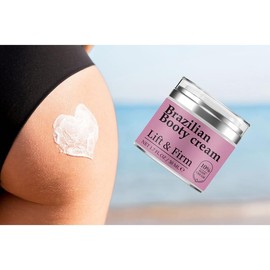 BRAZILIAN Visibly Firming Cream – 1.7 FL OZ (50ml) Bum Bum Cream for Cellulite, Stretch Marks, Lift & Firm, Body Care, Skin Care, Moisturizing Lotion