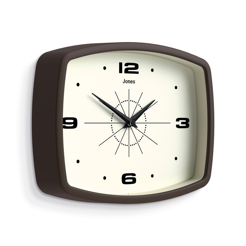 Jones Clocks® Movie wall clock | Retro rectangular clock |