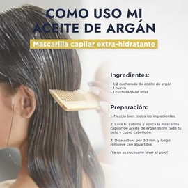 Hebbe - KIT de Aceites Puros de Ricino, Almendras, Argán y Rosa Mosqueta 100% Puros, Hidratante y Nutritivo para Piel y Cabello, 400 ml