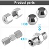 10PCS Brake Line Connector for Brake Line Without Flaring 4.75mm