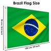 Brazil Flag 5ft x 3ft, Large Brazilian National Flags with