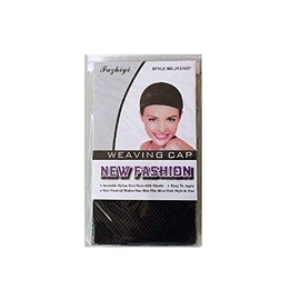 koui hair net for full wig tubular wig cap black, Black