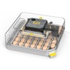 48-Egg Chicken Egg Incubator with Auto Turner & LED Candler