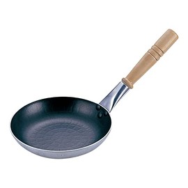 Endoshoji AOY25 Commercial Mini Chicken and Egg Hotpot With Angled Handle, Aluminum Body, Wooden Handle