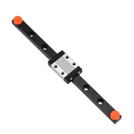 350mm MGN9 Linear Sliding Rail Guide with a MGN9C Carriage Block for 3D Printer and CNC Machine,Black (MGN9C, 350mm)