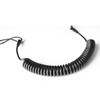 1PC Surfboard Leashes,Black Surf SUP Board Leash,TPU Coiled Stand Up