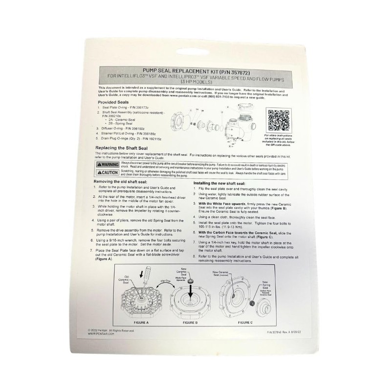 Pentair Intelliflo3 & IntelliPro3 VSF Variable Speed and Flow Pumps