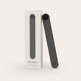 HumminGuru Record Stylus Cleaning Brush – Anti-Static Turntable Stylus Cleaner for Record Needles with Comfortable Handle and Soft Bristles