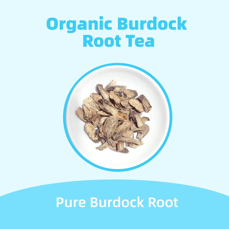 AeroMind CloudTrade Organic Burdock Slices Tea,Raw Agricultural Product,Caffeine Free, Resealable