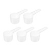 uxcell 5Pcs Plastic Measuring Spoons 30g/60ml Table Spoon Powder Scoops