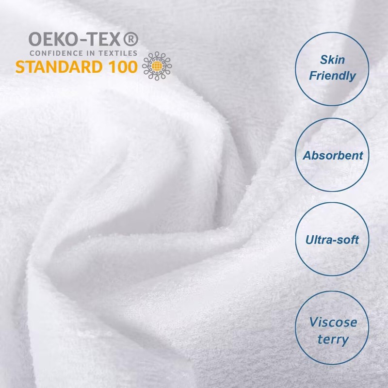Moonsea Crib Mattress Protector Waterproof,Mattress Cover Protector, Smooth Top Mattress