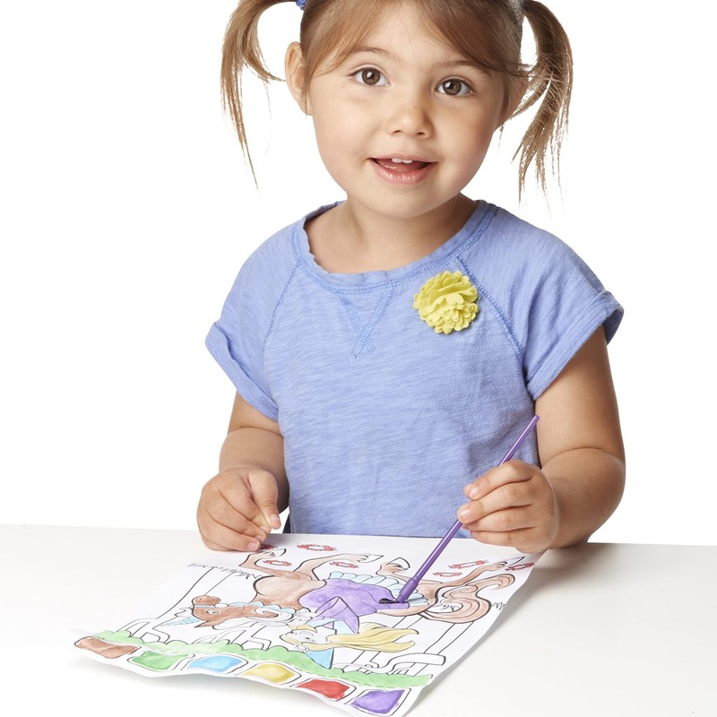 Melissa & Doug Paint With Water - Princess, 20 Perforated