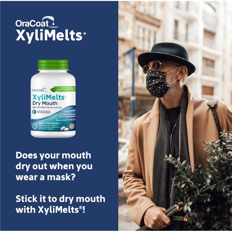 Oracoat XyliMelts for Dry Mouth Night Time or Day -