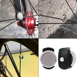 2Pcs Speedometer Magnet, Wireless Universal Bike Odometer Magnet for Bicycle Computer Sensor, Bicycle Magnet Cycling Accessory