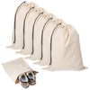 5 Pack Shoe Bags for Travel, Washable Dust Bags Drawstring