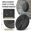 FENXDN 2 Pack 6719900 Adjustable Replacement Furnace Flue Hole Cover,