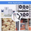 Fafeicy 220V XH-W3005 Digital Hygrometer Switch Controller Humidity Sensor, 0~99%