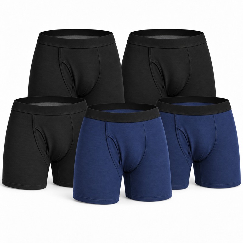 Men's Absorbent Incontinence Boxer Shorts for Urinary Leaks – Washable