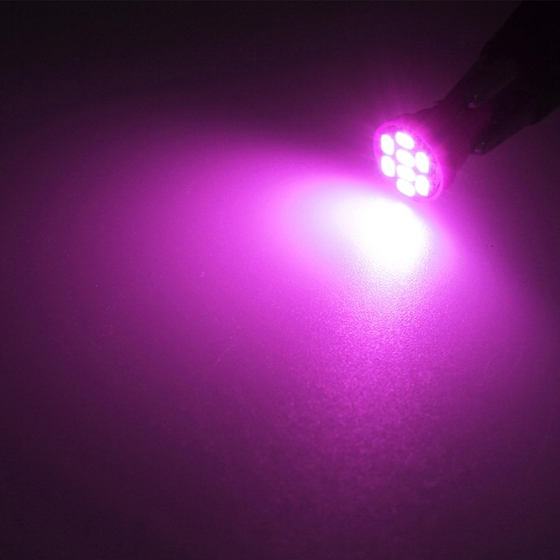 Atmufelp Purple/Pink T10 194 168 LED Dashboard Instrument Panel Light