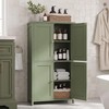 Vongrasig 42.6" Bathroom Storage Cabinet, Modern Floor Cabinet with Doors